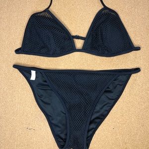 VS Swim Mesh Triangle Bikini Set Medium